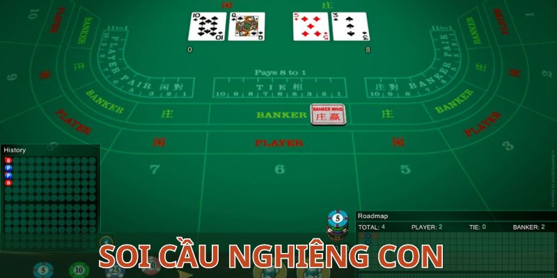 Kinh nghiệm soi cầu Baccarat nghiêng con